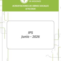 Acreditación de Obras Sociales 8/10/2026