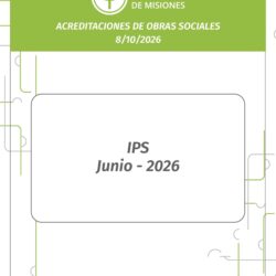 Acreditación de Obras Sociales 8/10/2026